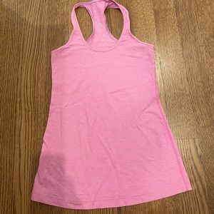 Lululemon: Pink Racerback Tank Top (Like New)